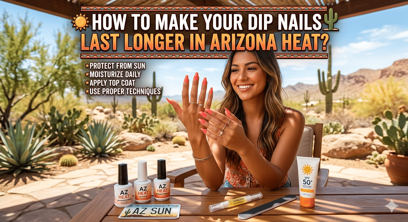 How to Make Your Dip Nails Last Longer in Arizona Heat?