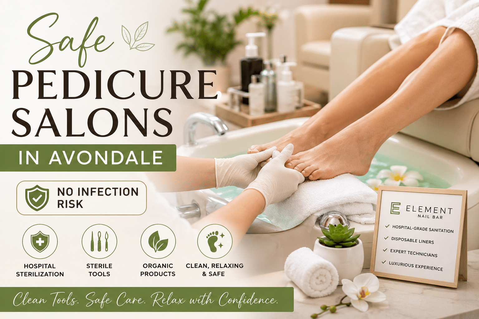 Safe Pedicure Salons in Avondale (No Infection Risk)