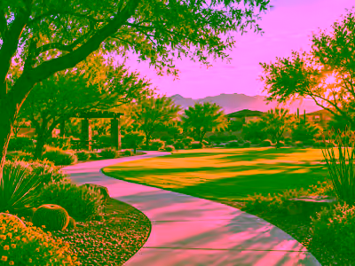 Original editorial area visual for guests planning an Avondale salon visit from Corte Sierra
