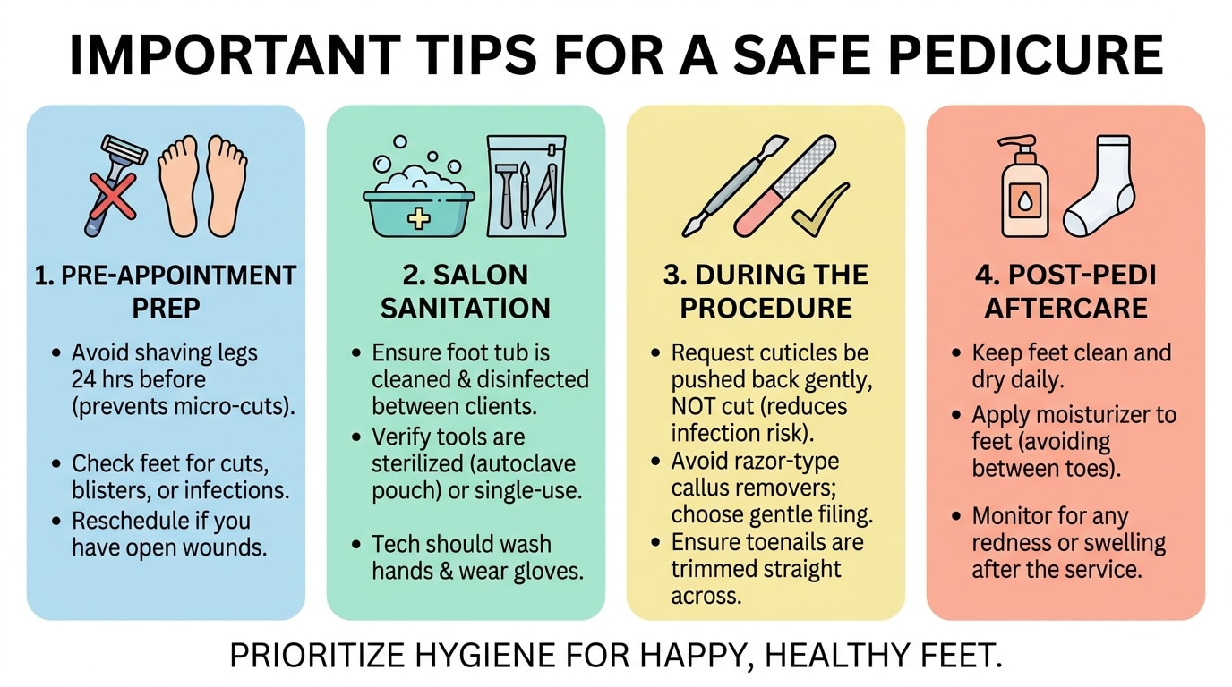 Important Tips for a Safe Pedicure Important Tips for a Safe Pedicure