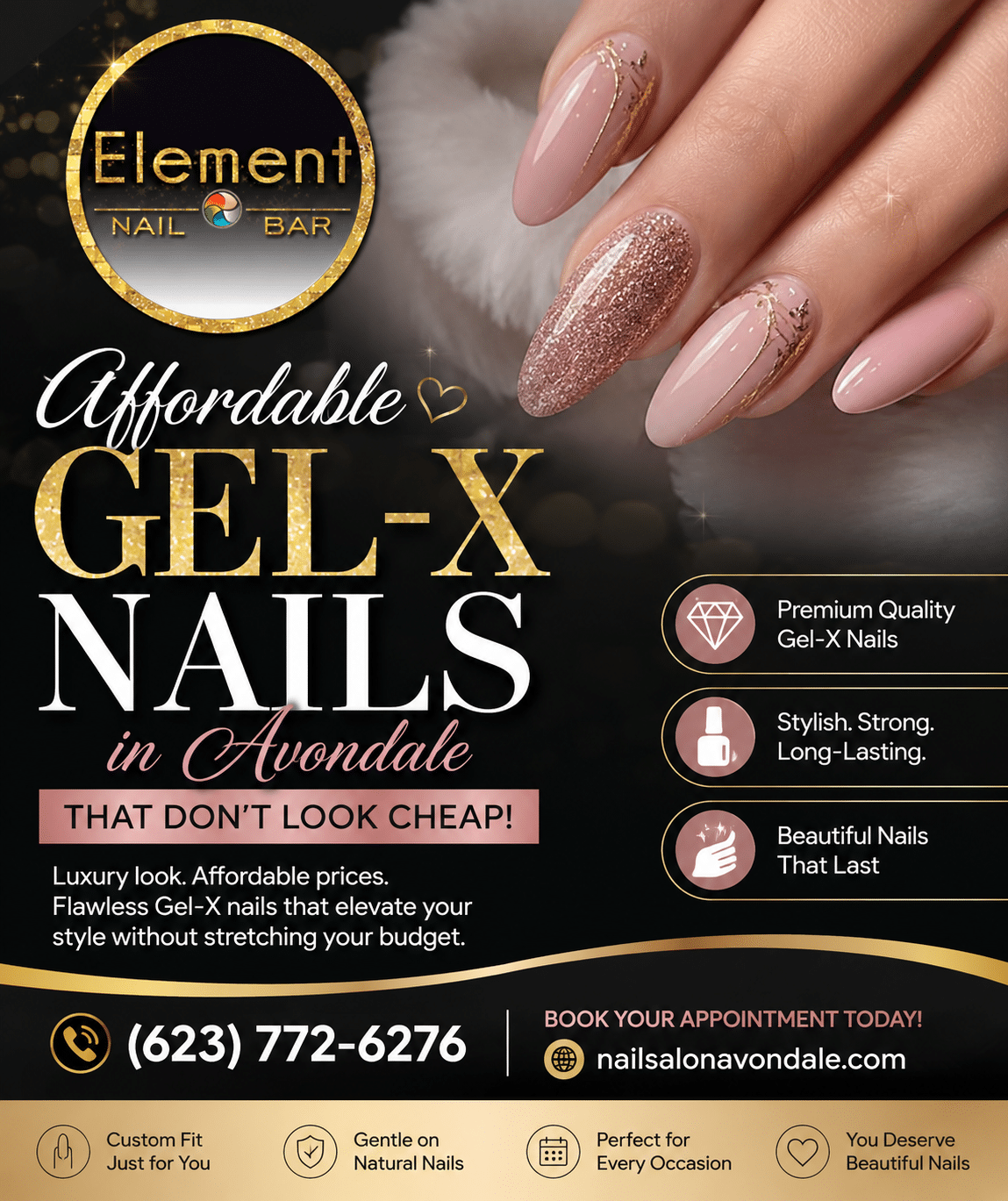 Affordable Gel-X Nails in Avondale That Don&rsquo;t Look Cheap!